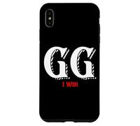 Custodia per iPhone XS Max GOOD GAME I WIN Funny Online Esports Meme For FPS RPG Gamers