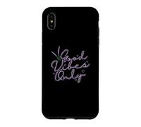 Custodia per iPhone XS Max Good Vibes Only Lavender Garden Fragranza Pianta
