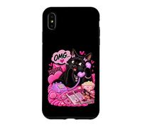Custodia per iPhone XS Max Gossip Cats Purr-ty Y2K - Umorismo rosa