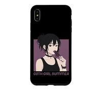 Custodia per iPhone XS Max Goth Ragazza Estate Scuro Occulto Emo Anime Manga