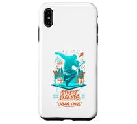 Custodia per iPhone XS Max Graffiti della vecchia scuola Hip Hop Legends Break-dancer