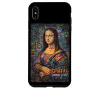 Custodia per iPhone XS Max Graffiti Mona Lisa Pop Art - Colorful Street Art Masterpiece