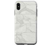 Custodia per iPhone XS Max Grafica astratta della composizione geometrica minima della griglia delle matton