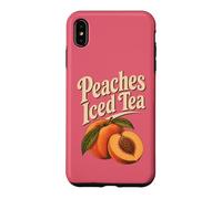 Custodia per iPhone XS Max Grafica souvenir retrò con tè freddo alla Georgia Peaches