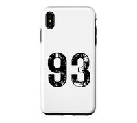 Custodia per iPhone XS Max Grande numero 93 per 93° compleanno novantatré anni 1993