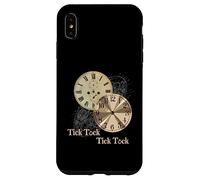 Custodia per iPhone XS Max Grandfather Alarm Clock Time Tick Tock Clock T-Shirt