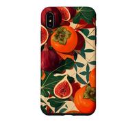 Custodia per iPhone XS Max Grappolo di frutteto di fichi e cachi