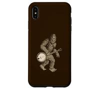 Custodia per iPhone XS Max Grassquatch! Vintage Bigfoot & Bluegrass Banjo Music