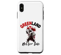 Custodia per iPhone XS Max Greenland Flag Bear Support Greenland Is Not For Sale