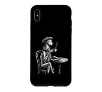 Custodia per iPhone XS Max Greyhound Paris Cafe - Greyhound Mom Levriero Italiano