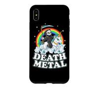 Custodia per iPhone XS Max Grim Reaper Riding Unicorn | Death Metal Pastel Goth