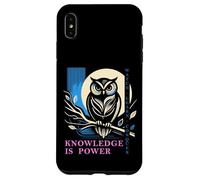 Custodia per iPhone XS Max Gufo - Knowledge is Power - Wisdom Owl Design