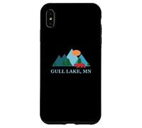 Custodia per iPhone XS Max Gull Lake, Brainard, Minnesota Vacation Souvenir Design