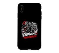 Custodia per iPhone XS Max Gunnar Hamundarson Viking Warrior Saga Scena