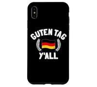 Custodia per iPhone XS Max Guten Tag Y'all Biergarten Germany Flag German Beer Festival