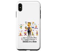 Custodia per iPhone XS Max Gymnastics Mom Funny Ducks Gymnastics Mama