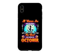 Custodia per iPhone XS Max Halloqueens Queens Are Born In October Birthday Halloween