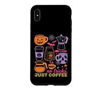 Custodia per iPhone XS Max Halloween Coffee No Tricks Just Coffee Spooky Humor