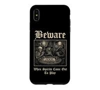 Custodia per iPhone XS Max Halloween Spooky Tales Fantasma Vintage Spaventure