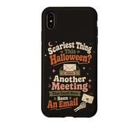 Custodia per iPhone XS Max Halloween Ufficio Umorismo Incontro Scherzo E-mail collega