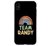 Custodia per iPhone XS Max Happy Colorful Team Randy Rainbow Pride Green Yellow