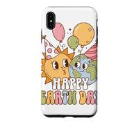 Custodia per iPhone XS Max Happy Earth Day Planet Birthday Party Celebration