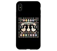 Custodia per iPhone XS Max Happy Easter Oche carino primavera Holiday Animal