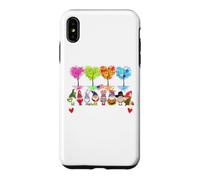 Custodia per iPhone XS Max Happy Everything Gnomi Every Seasons All Year Tree