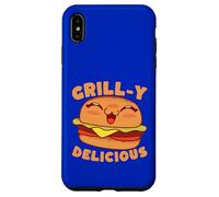 Custodia per iPhone XS Max Happy Kawaii Burger Foodie alla griglia
