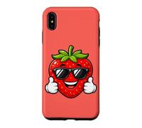Custodia per iPhone XS Max Happy Strawberry Pollice Up Summer Cool Vibes