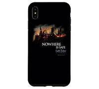 Custodia per iPhone XS Max Harry Potter Burning Hogwarts