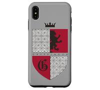 Custodia per iPhone XS Max Harry Potter Gryffindor Shield and Crown