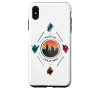 Custodia per iPhone XS Max Harry Potter Magical Creatures Diamond Hogwarts Center