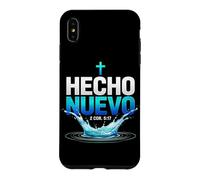 Custodia per iPhone XS Max Hecho Nuevo Battesimo Acqua Español Christian Spanish Faith
