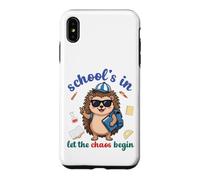Custodia per iPhone XS Max Hedgehog Back To School Vibes Scuole In Let The Chaos Begin