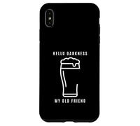 Custodia per iPhone XS Max Hello Darkness, mio vecchio amico, Irish Stout Porter