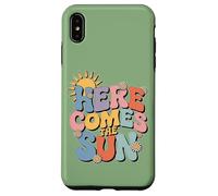 Custodia per iPhone XS Max Here Comes The Sun Retro Flower Spring Happy Summer