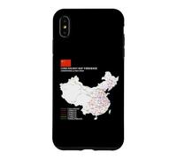 Custodia per iPhone XS Max High-Speed Train Railway - Souvenir Route Map China