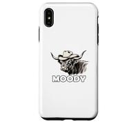 Custodia per iPhone XS Max Highland Cow Lover Moody Western Cattle Rancher