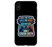 Custodia per iPhone XS Max Ho due titoli zio e giocatore e schiacciare entrambi i giochi