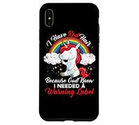 Custodia per iPhone XS Max Ho i capelli rossi perché Dio sapeva che avevo bisogno di un'etichetta di avvertimento