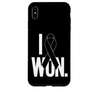 Custodia per iPhone XS Max Ho indossato la consapevolezza del melanoma del nastro nero