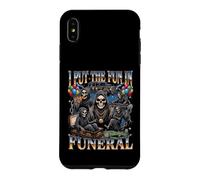 Custodia per iPhone XS Max Ho messo il divertimento in funerale Tristo Mietitore Partito Bootleg Halloween