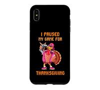 Custodia per iPhone XS Max Ho messo in pausa il mio gioco per il Ringraziamento Happy Gamer Turchia