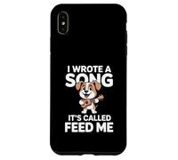 Custodia per iPhone XS Max Ho scritto una canzone che si chiama Feed Me Dog