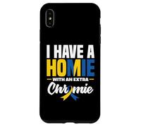 Custodia per iPhone XS Max Ho un amico con una sindrome di Down Chromie T21 extra