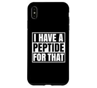 Custodia per iPhone XS Max Ho un peptide per quel sollevatore di palestra Biohacker Fitness Stack
