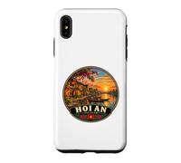 Custodia per iPhone XS Max Hoi An Vietnam Tramonto Costiera Scena Design