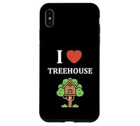 Custodia per iPhone XS Max Home Nature tree house minimalist simple i love treehouse