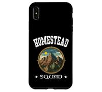 Custodia per iPhone XS Max HOMESTEAD SQUAD Off-Grid living Foresta Cabina Amante della natura